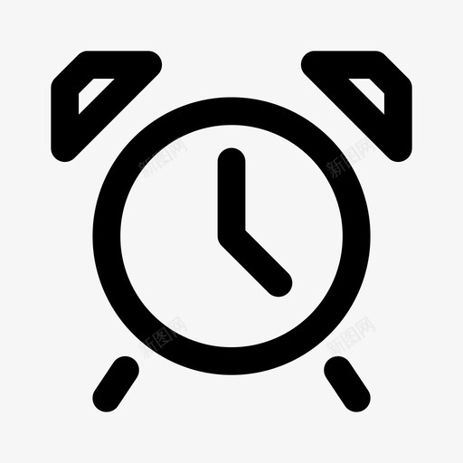 警报铃钟图标svg_新图网 https://ixintu.com 警报 钟 铃