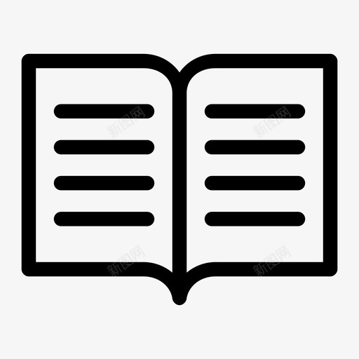 课本潮水读书书图标svg_新图网 https://ixintu.com 在线上学 学习 振荡 教育 教育路线 潮水 爆发 读书书 课本 课程 跳动 震颤