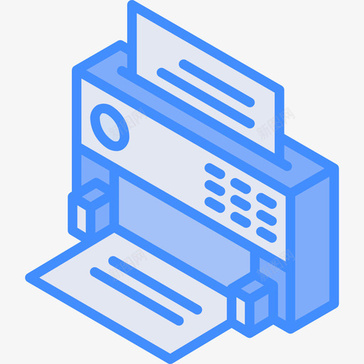 打印机essentials20蓝色图标svg_新图网 https://ixintu.com essentials20 打印机 蓝色