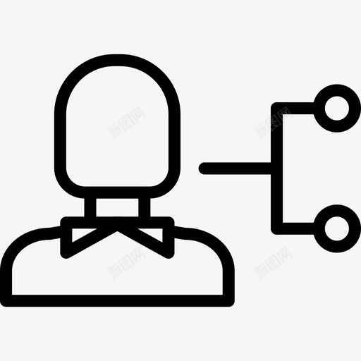 用户业务154直系图标svg_新图网 https://ixintu.com 业务154 用户 直系