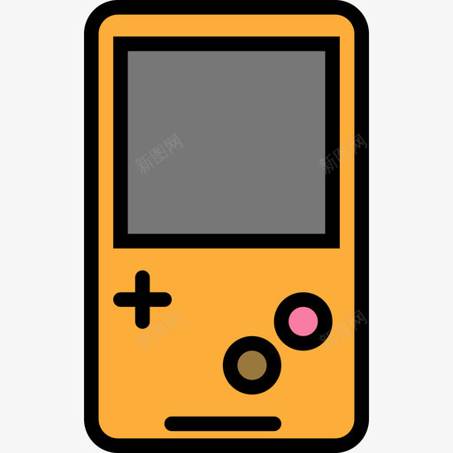 Gameboy游戏19线性颜色图标svg_新图网 https://ixintu.com Gameboy 游戏19 线性颜色