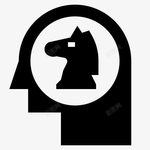 战略计划策略图标svg_新图网 https://ixintu.com 思考 战略 策略 菜单 营销管理铭文 计划