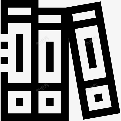活页夹文件6线性图标svg_新图网 https://ixintu.com 文件6 活页夹 线性