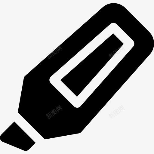 荧光笔工作区13已填充图标svg_新图网 https://ixintu.com 工作区13 已填充 荧光笔