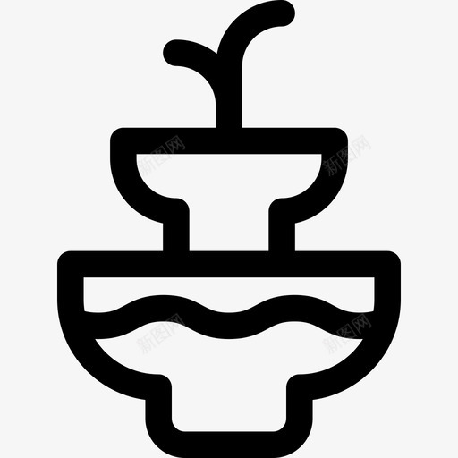 喷泉泉水20直线图标svg_新图网 https://ixintu.com 喷泉 泉水20 直线