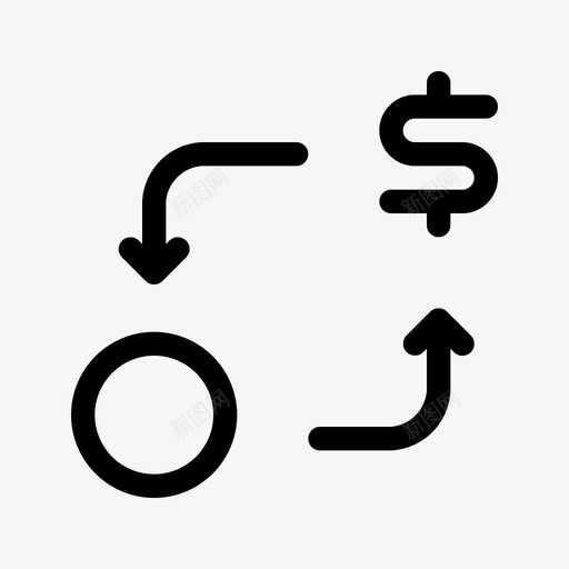 贸易易货交换图标svg_新图网 https://ixintu.com 09102018 交换 掉期 易货 货币 贸易