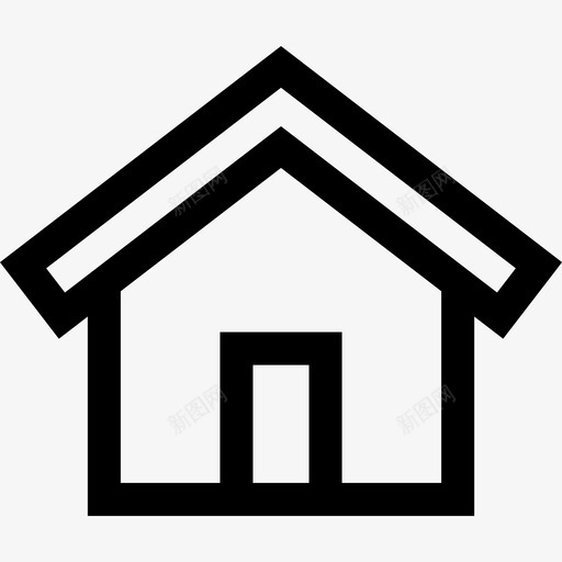 住宅房地产37线性图标svg_新图网 https://ixintu.com 住宅 房地产37 线性