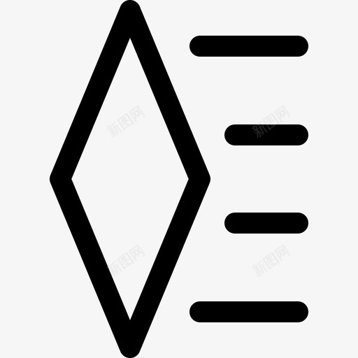 钻石照片编辑工具10线性图标svg_新图网 https://ixintu.com 照片编辑工具10 线性 钻石