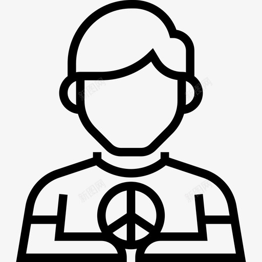 男人世界和平2直系图标svg_新图网 https://ixintu.com 世界和平2 世界大同 男人 直系