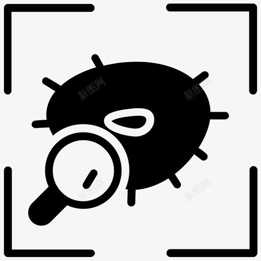 细菌检测细菌跟踪微生物跟踪图标svg_新图网 https://ixintu.com 微生物研究 微生物跟踪 生物信息学和生物工程字形图标 病毒研究 细菌检测 细菌跟踪
