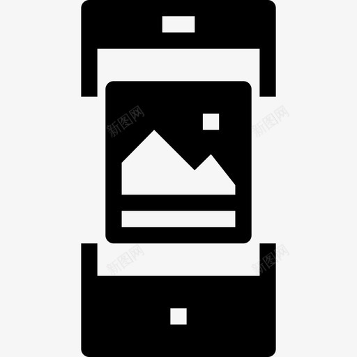 智能手机智能手机功能4填充图标svg_新图网 https://ixintu.com 填充 智能手机 智能手机功能4