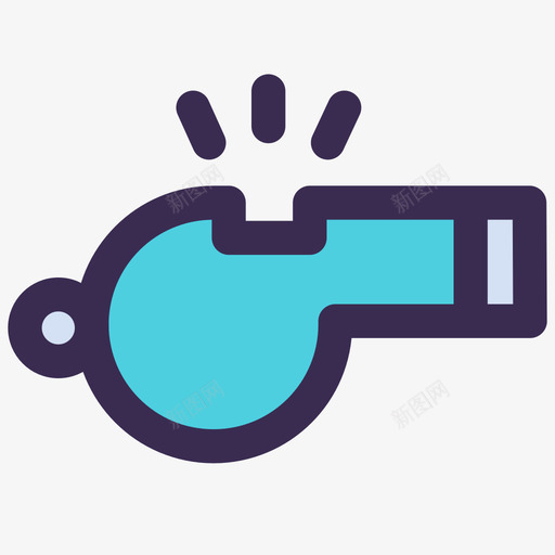 哨子5号工具线颜色蓝色图标svg_新图网 https://ixintu.com 5号工具 哨子 线颜色蓝色