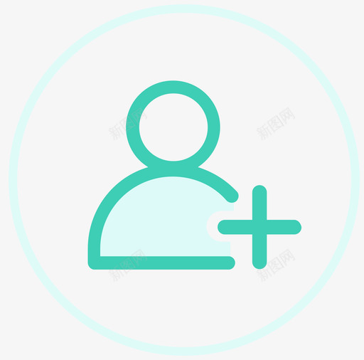 添加就诊人svg_新图网 https://ixintu.com 添加就诊人