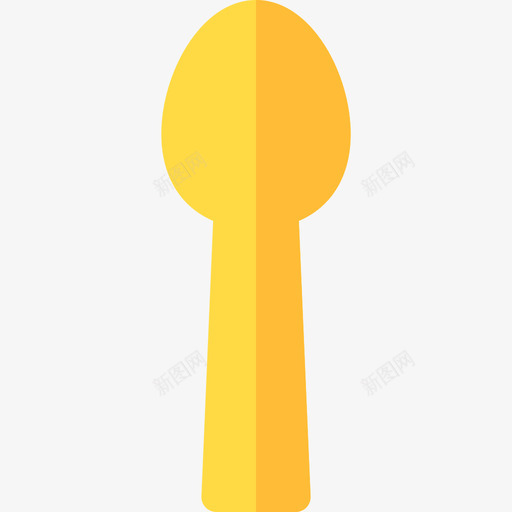 勺子家用器具7扁平图标svg_新图网 https://ixintu.com 勺子 家用器具7 扁平