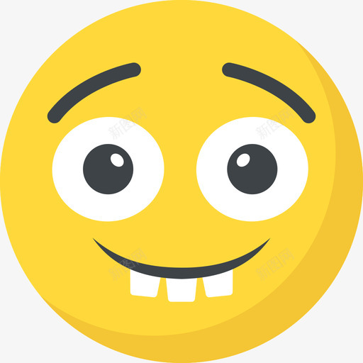 开心笑脸5平淡图标svg_新图网 https://ixintu.com 平淡 开心 笑脸5