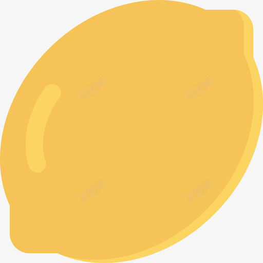 柠檬食物59扁平图标svg_新图网 https://ixintu.com 扁平 柠檬 食物59