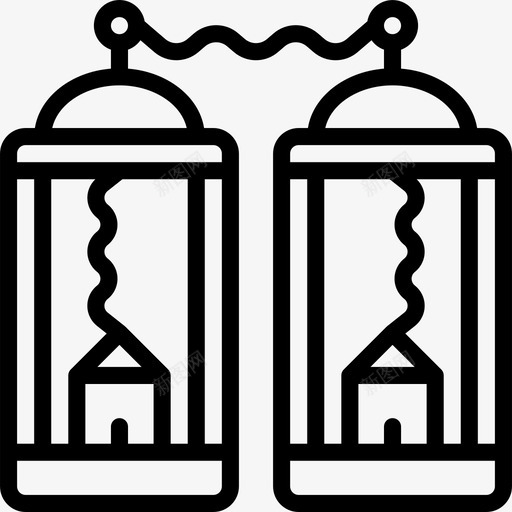 远程传送未来科技5线性图标svg_新图网 https://ixintu.com 未来科技5 线性 远程传送