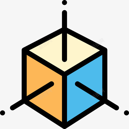 3d平面22线颜色图标svg_新图网 https://ixintu.com 3d 平面设计22 线颜色
