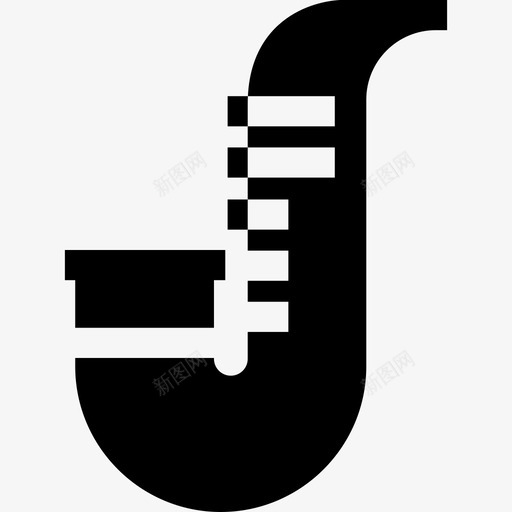 萨克斯管音乐节14充满图标svg_新图网 https://ixintu.com 充满 萨克斯管 音乐节14