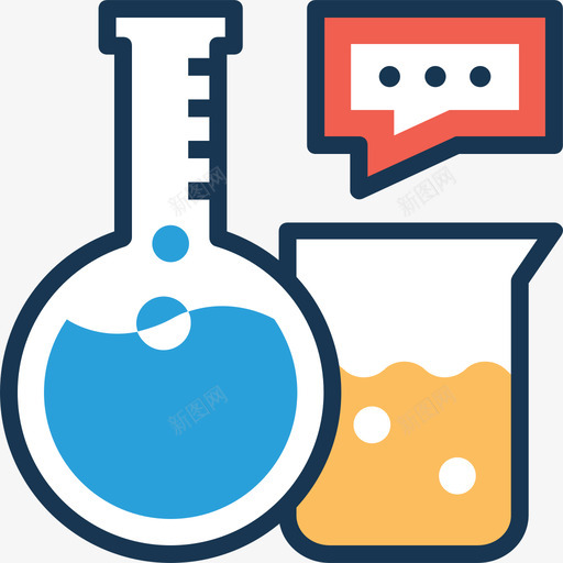 实验室科学技术8线性颜色图标svg_新图网 https://ixintu.com 实验室 科学技术8 线性颜色
