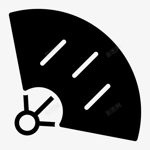 手扇扇子纸扇图标svg_新图网 https://ixintu.com 扇子 手扇 泰国字形图标 泰国扇子 泰国文化 纸扇