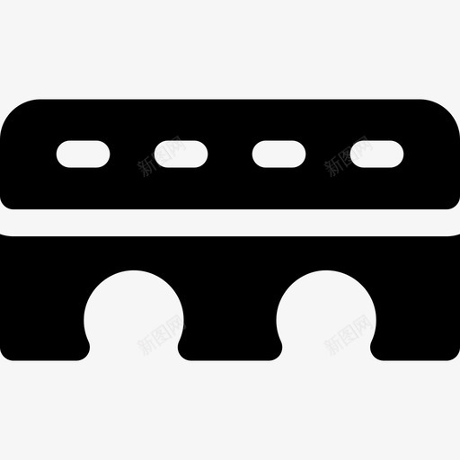 桥行程77填充图标svg_新图网 https://ixintu.com 填充 桥 行程77