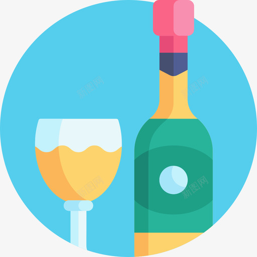 葡萄酒生日36平淡图标svg_新图网 https://ixintu.com 平淡 生日36 葡萄酒
