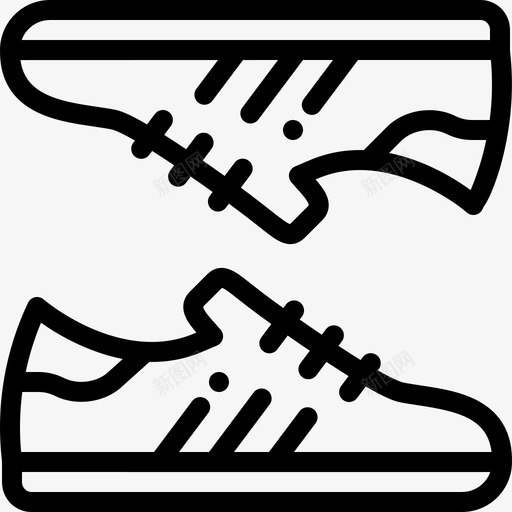 鞋巴西嘉年华7直线型图标svg_新图网 https://ixintu.com 巴西嘉年华7 直线型 鞋
