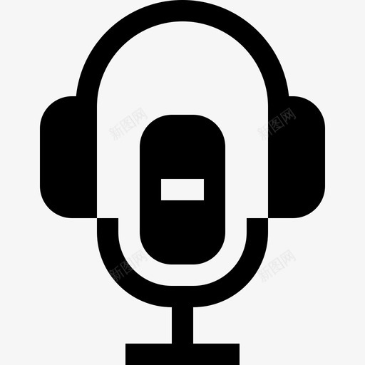 录音机通信和媒体11已填充图标svg_新图网 https://ixintu.com 已填充 录音机 通信和媒体11