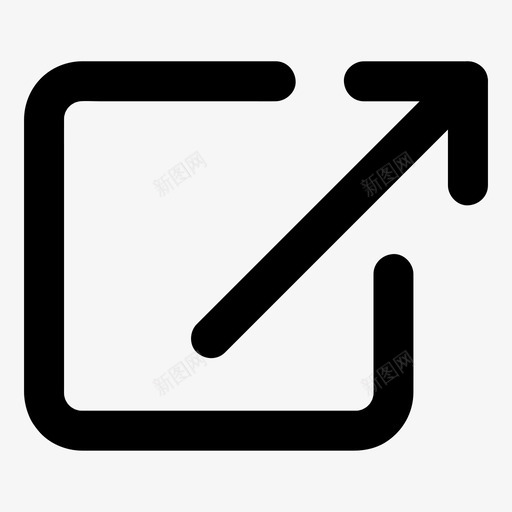 外部链接最大化打开图标svg_新图网 https://ixintu.com url web 基本图标所有尺寸 外部链接 打开 最大化