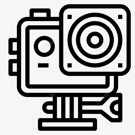 动作摄像机小玩意运动图标svg_新图网 https://ixintu.com 动作摄像机 小玩意 运动