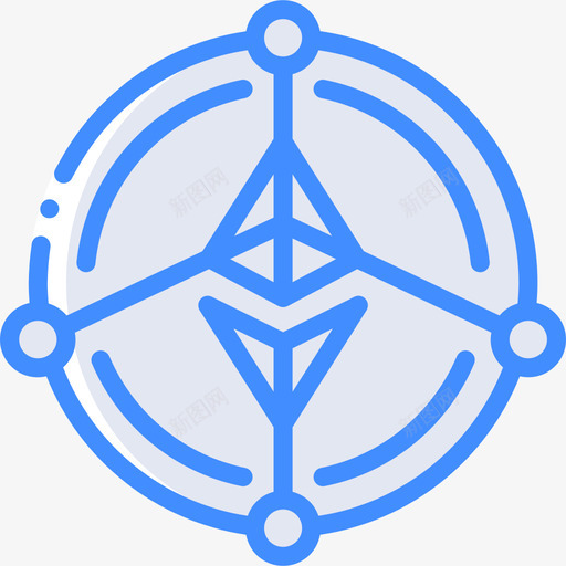 以太坊加密货币4蓝色图标svg_新图网 https://ixintu.com 以太坊 加密货币4 蓝色