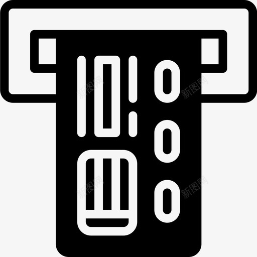 自动取款机商业金融图标svg_新图网 https://ixintu.com Pretycons业务卷2 出售 商业 自动取款机 货币 金融