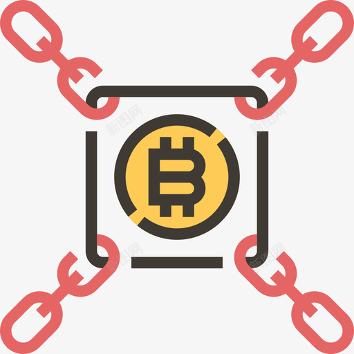 比特币加密货币黄影图标svg_新图网 https://ixintu.com 加密货币 比特币 黄影