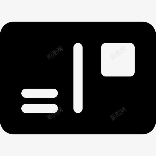 明信片对话资产12已填充图标svg_新图网 https://ixintu.com 对话资产12 已填充 明信片