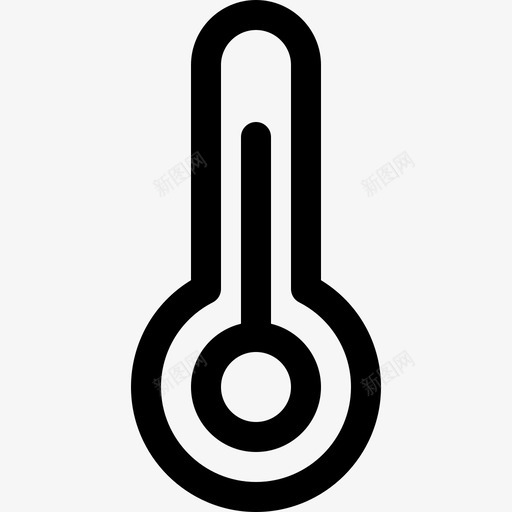 温度计照片编辑工具10线性图标svg_新图网 https://ixintu.com 温度计 照片编辑工具10 线性