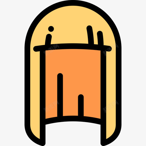假发服装派对10线性颜色图标svg_新图网 https://ixintu.com 假发 服装派对10 线性颜色