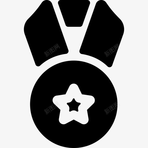 奖章奖励19满图标svg_新图网 https://ixintu.com 奖励19 奖章 满