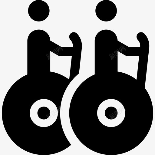 赛格威自平衡电动滑板车6辆装满图标svg_新图网 https://ixintu.com 自平衡电动滑板车6辆 装满 赛格威