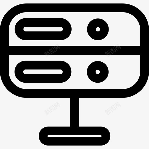 服务器数据库7线性图标svg_新图网 https://ixintu.com 数据库7 服务器 线性