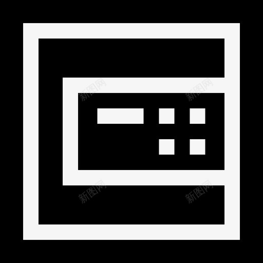 保险箱酒店服务4已填充图标svg_新图网 https://ixintu.com 保险箱 已填充 酒店服务4