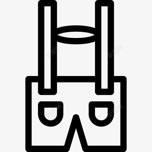 裤子文化社区2线性图标svg_新图网 https://ixintu.com 文化社区2 线性 裤子