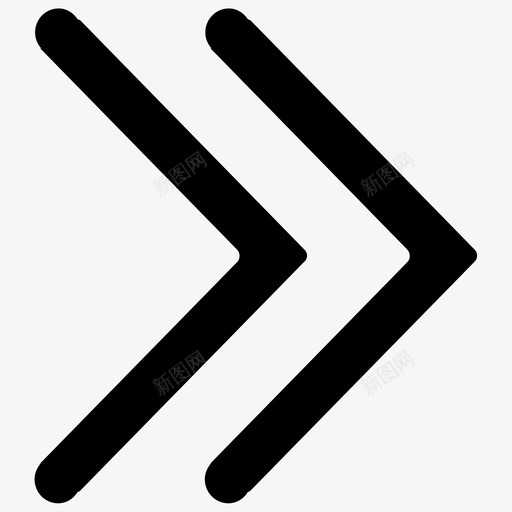 双箭头右边svg_新图网 https://ixintu.com 双箭头右边