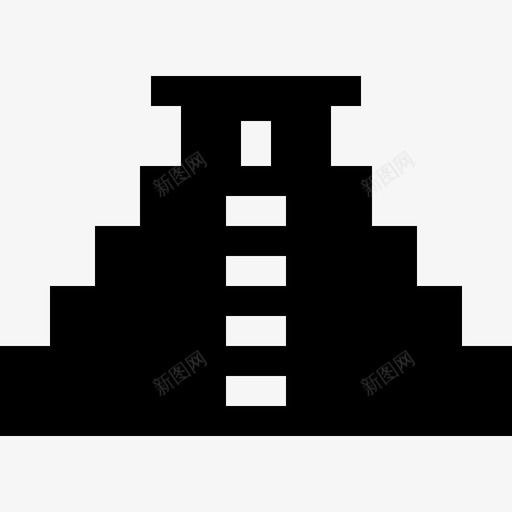 Teotihuacan纪念碑16填充图标svg_新图网 https://ixintu.com Teotihuacan 填充 纪念碑16