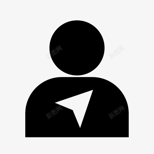 人员gps位置图标svg_新图网 https://ixintu.com gps 人员 位置