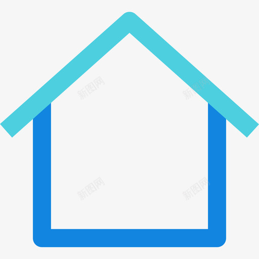 HomeHome元素4线蓝色图标svg_新图网 https://ixintu.com Home Home元素4 线蓝色
