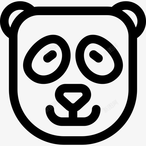 熊猫中国20直系图标svg_新图网 https://ixintu.com 中国20 熊猫 直系