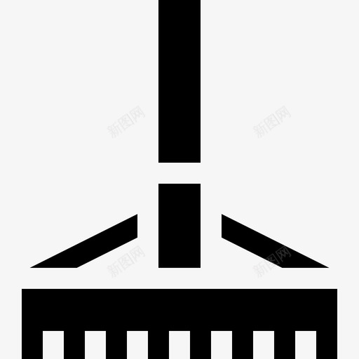 耙子秋天13填充图标svg_新图网 https://ixintu.com 填充 秋天13 耙子