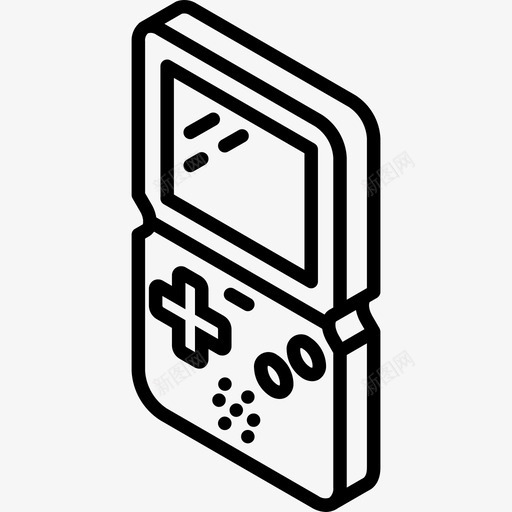 游戏机tech8线性图标svg_新图网 https://ixintu.com tech8 游戏机 线性