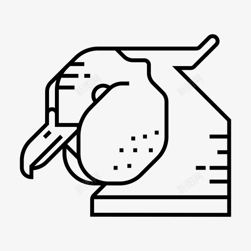 野鸡动物鸟图标svg_新图网 https://ixintu.com 动物 家禽 肉和蛋 野鸡 食物 鸟